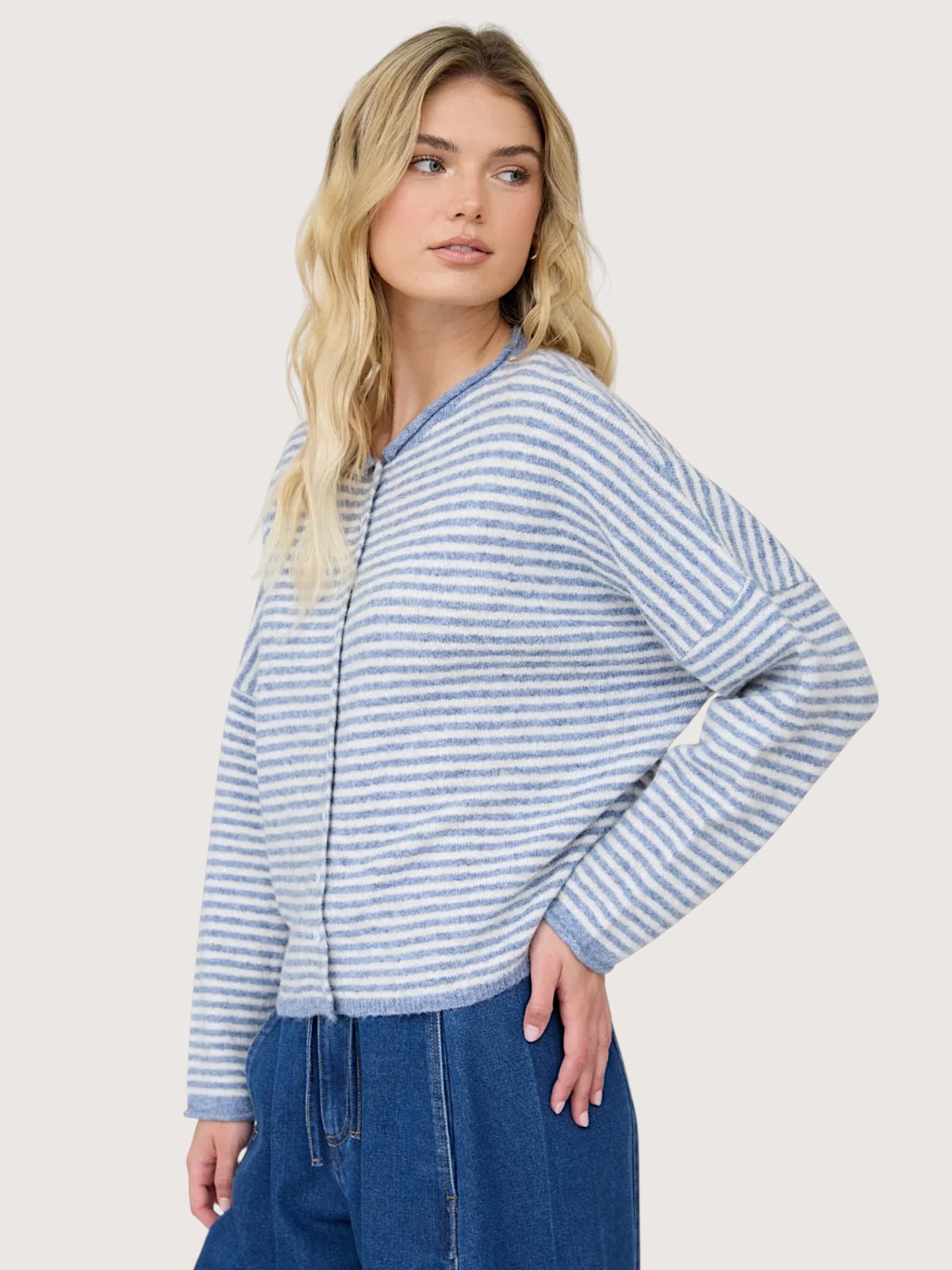 Martha Striped Cardigan