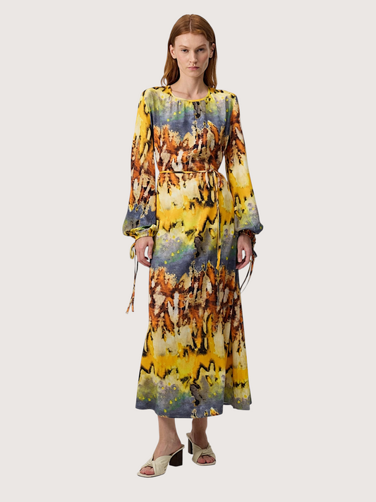 Abstract Watercolor Dress