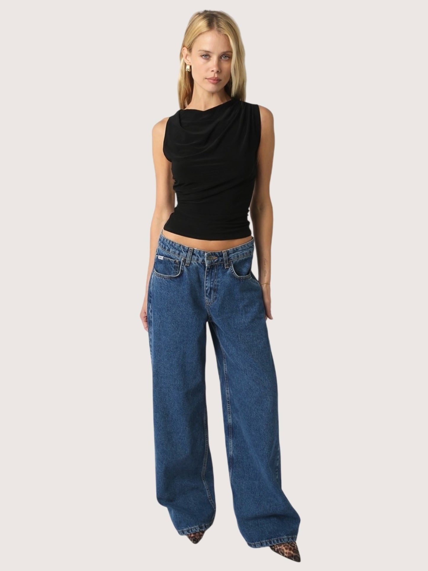 Bianca Cowl Neck Top