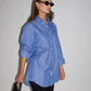 VINTAGE Boyfriend Striped Button Up