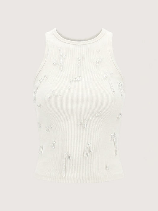 Beaded Ribbed Tank