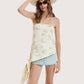 Asymmetric Floral Top