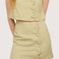 Scallop Trim Skort | Sage