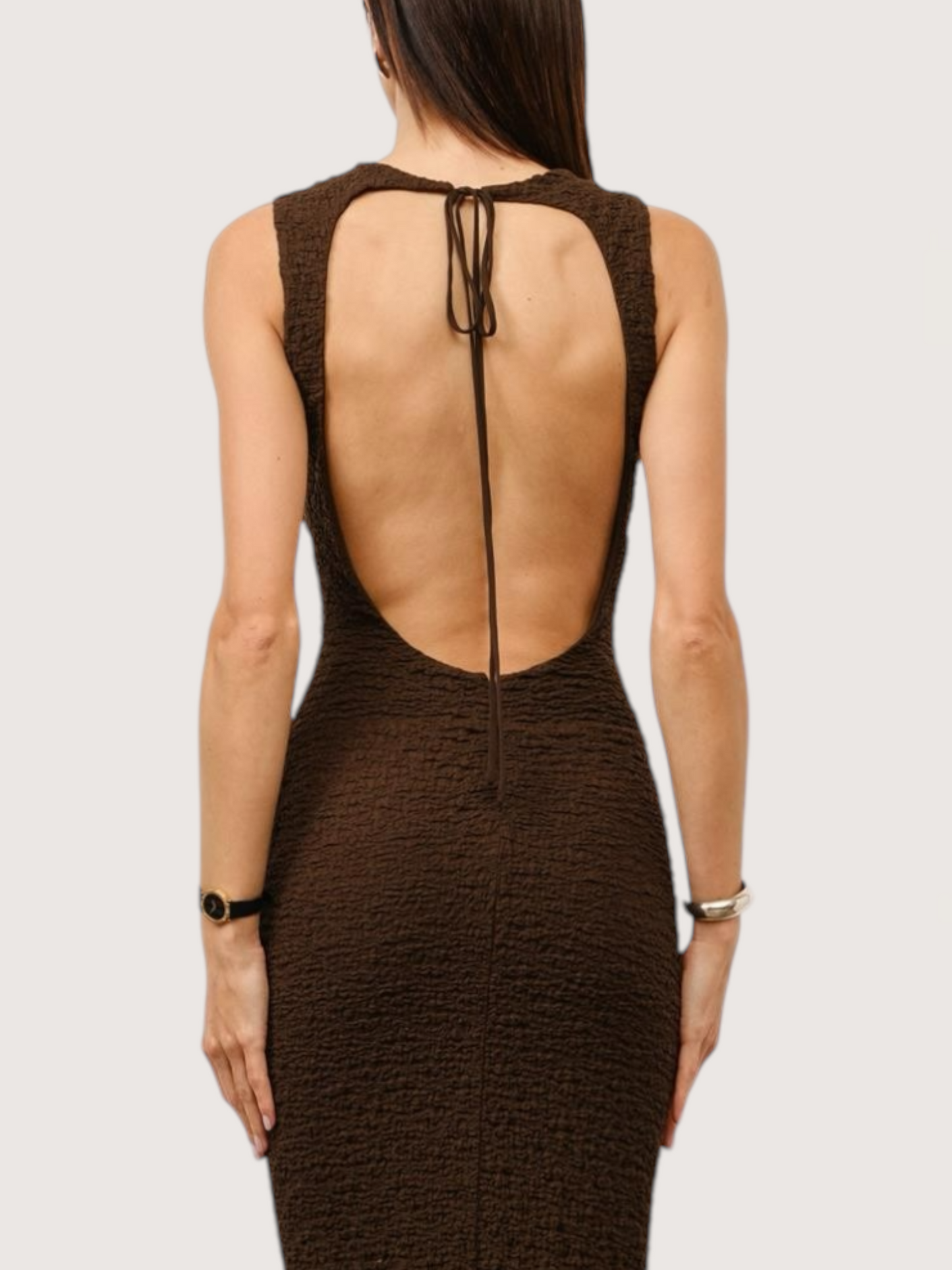 Textured Maxi Dress