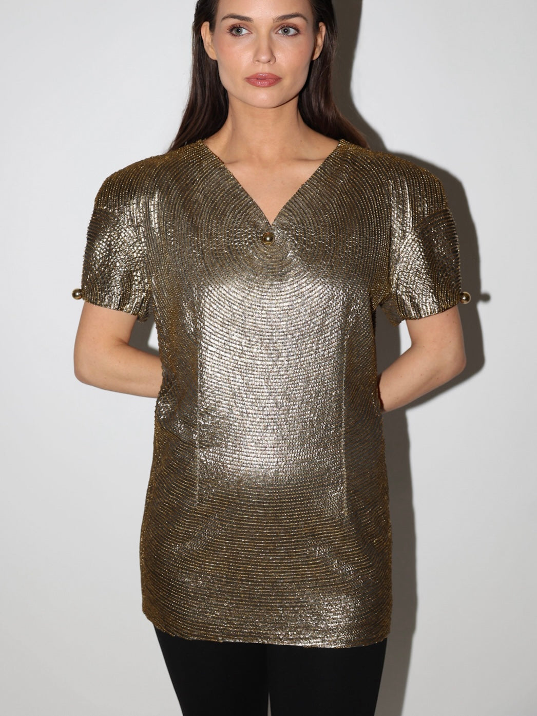 Bendel Sequin Tunic Top