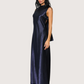 Open Back Satin Dress