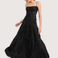 Floral Satin Maxi Dress