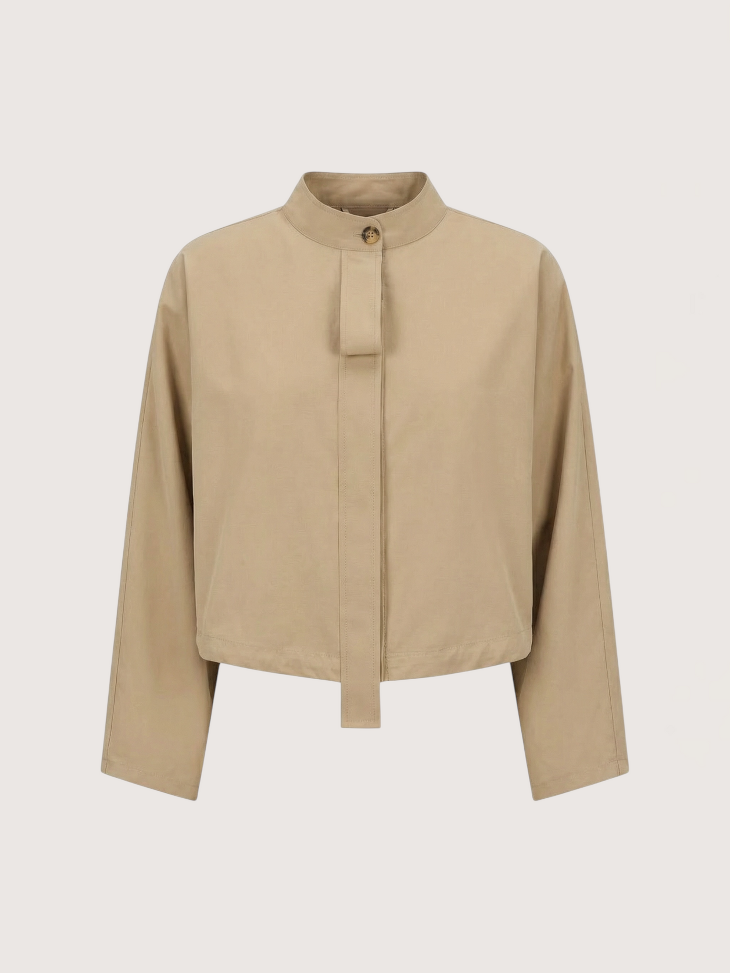 Balloon Sleeve Cropped Jacket