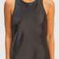 Satin Midi Dress | Black