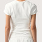 Ruched Waist Tee