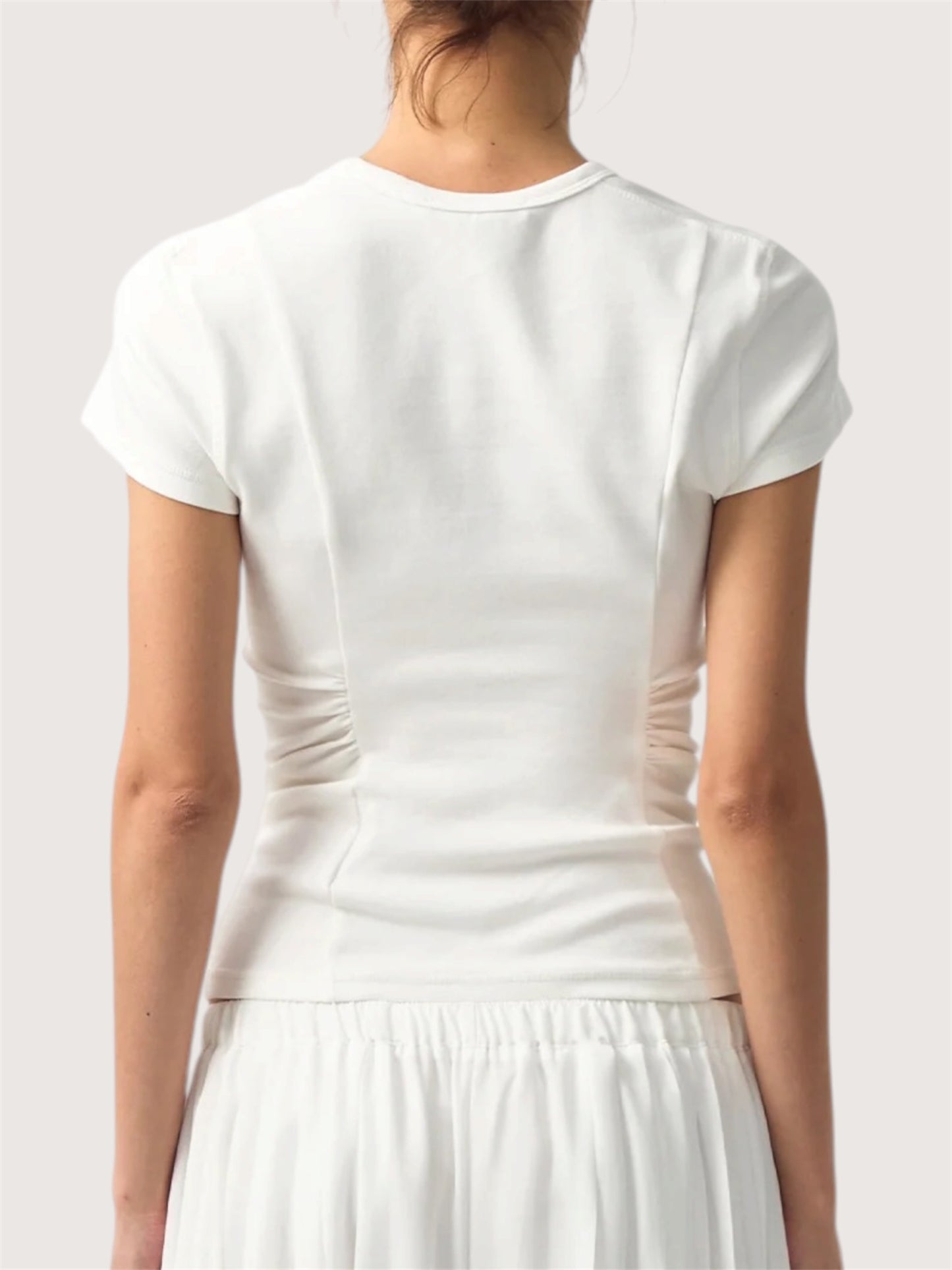 Ruched Waist Tee