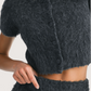 Fuzzy Knit Cardigan