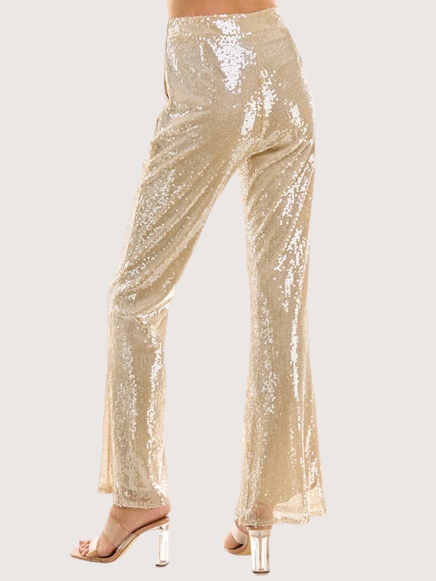 Sequined Flare Pant