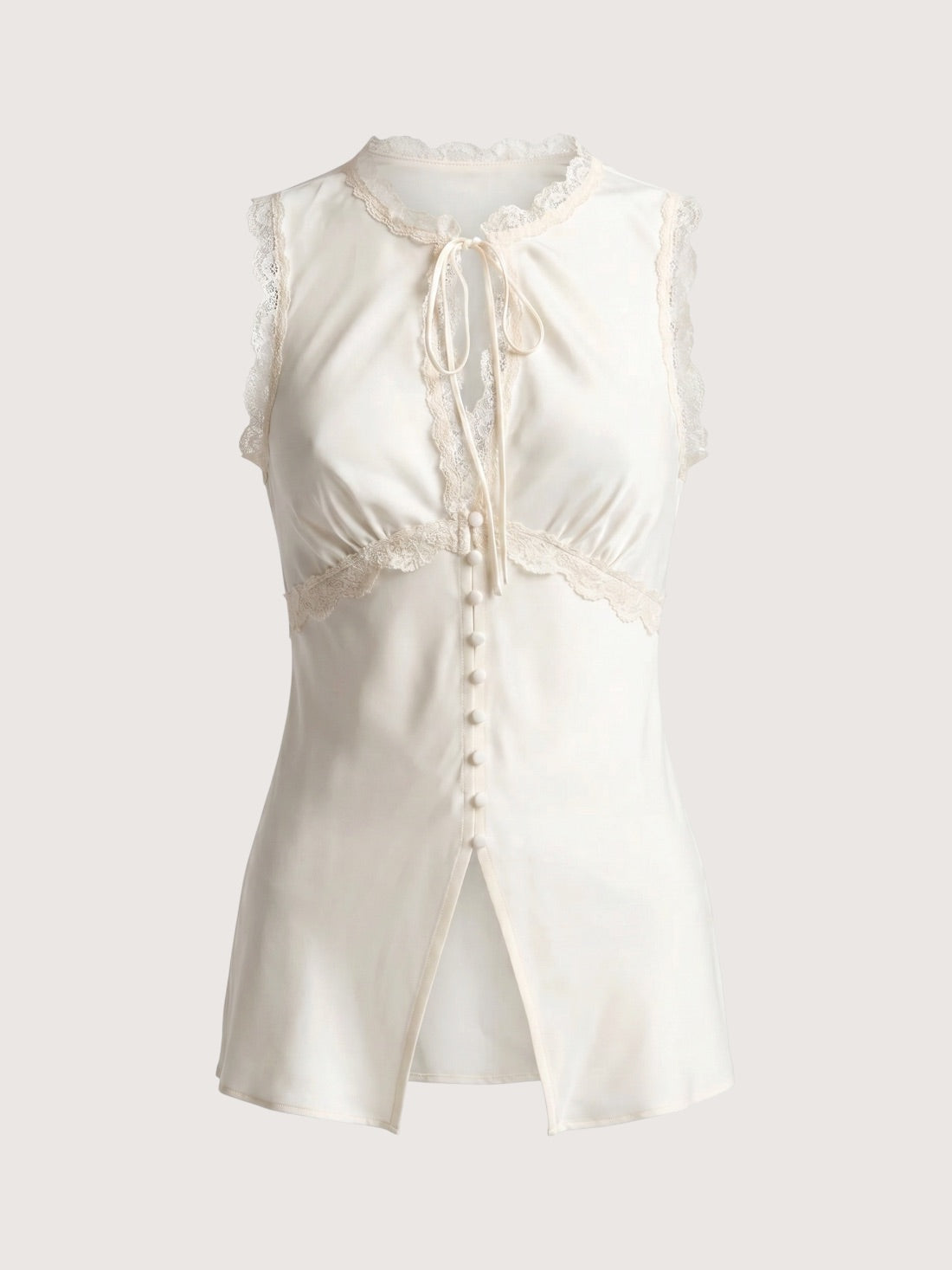 Avec Lace Trim Top