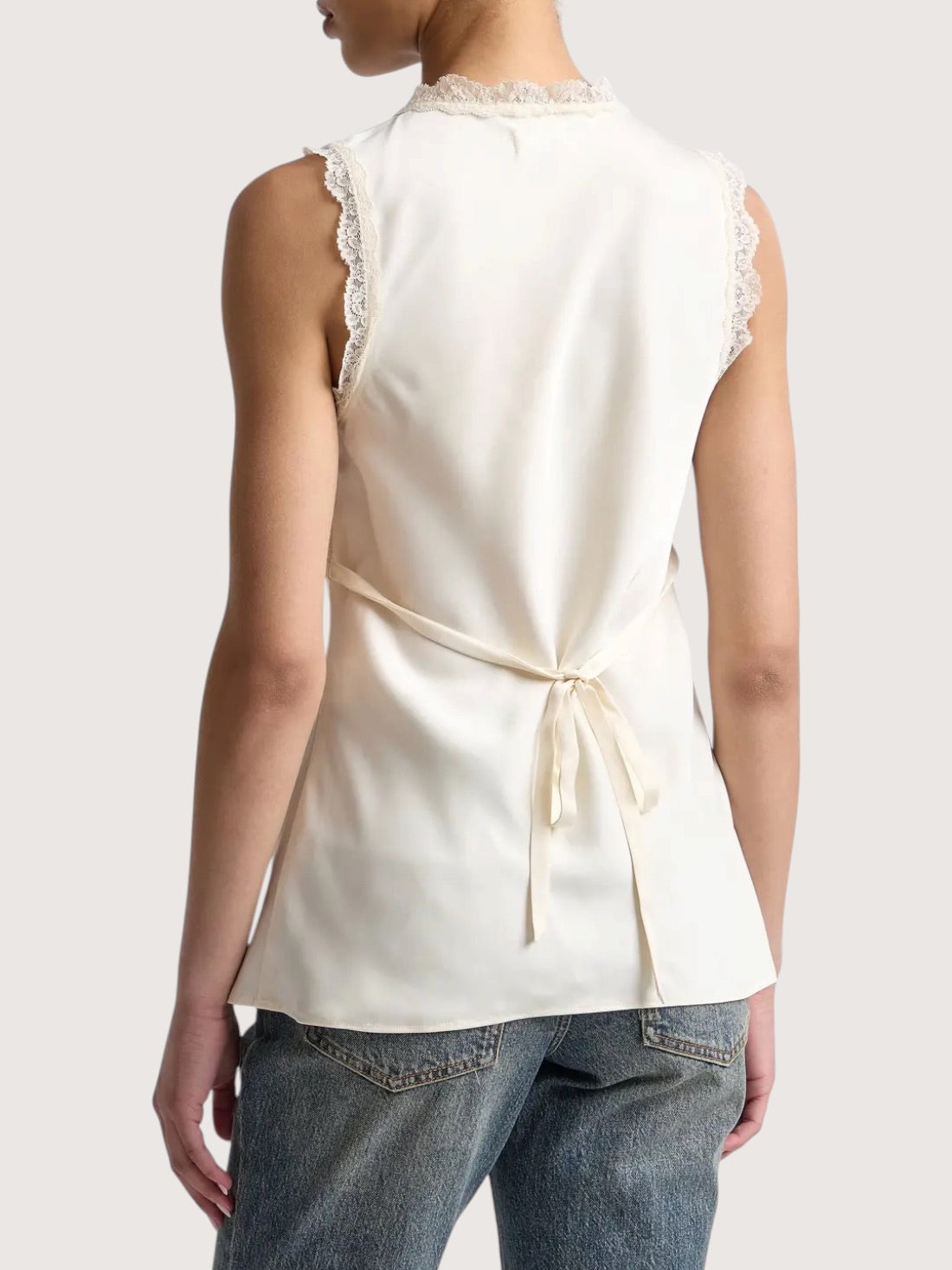 Avec Lace Trim Top