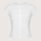 Pintuck Blouse | White
