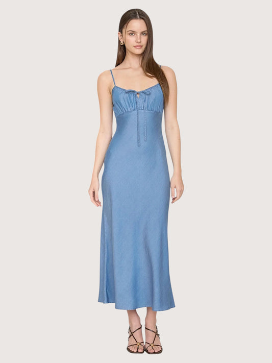 Chambray Midi Dress
