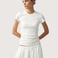 Ruched Waist Tee