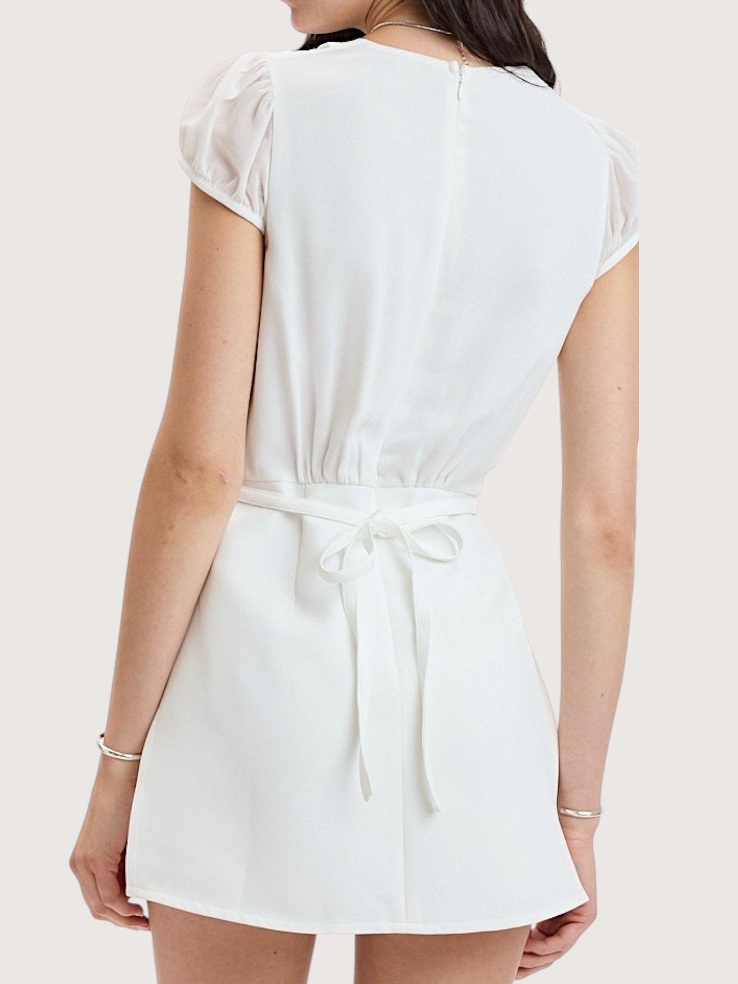 Cap Sleeve Mini Dress