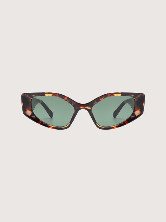 Square Edge Sunglasses | Tortoise