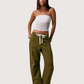 High Rise Barrel Pant