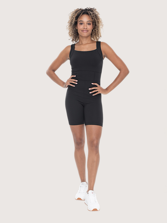 Paneled Athleisure Shortsie