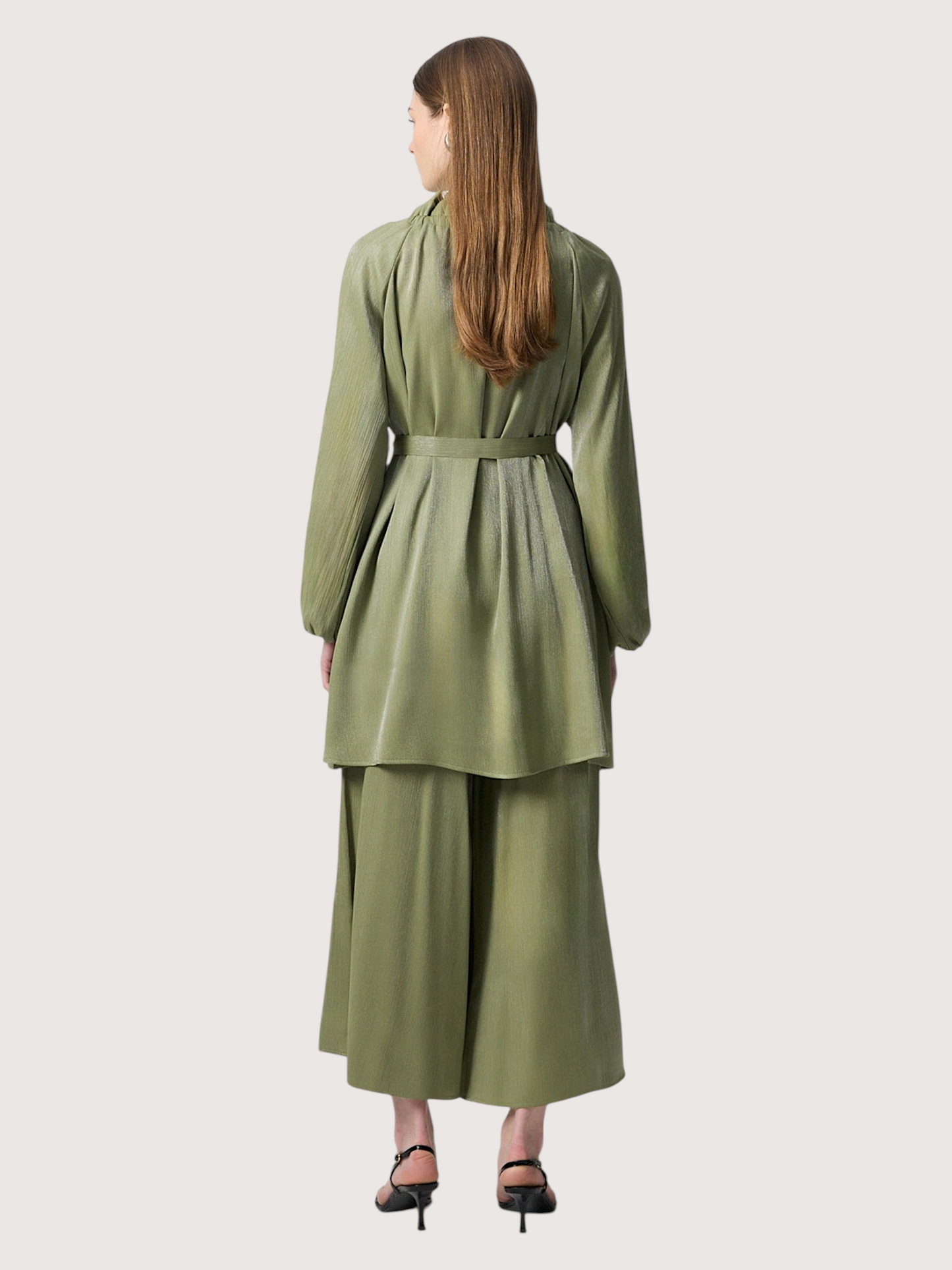 Shimmer Wide Leg Culotte