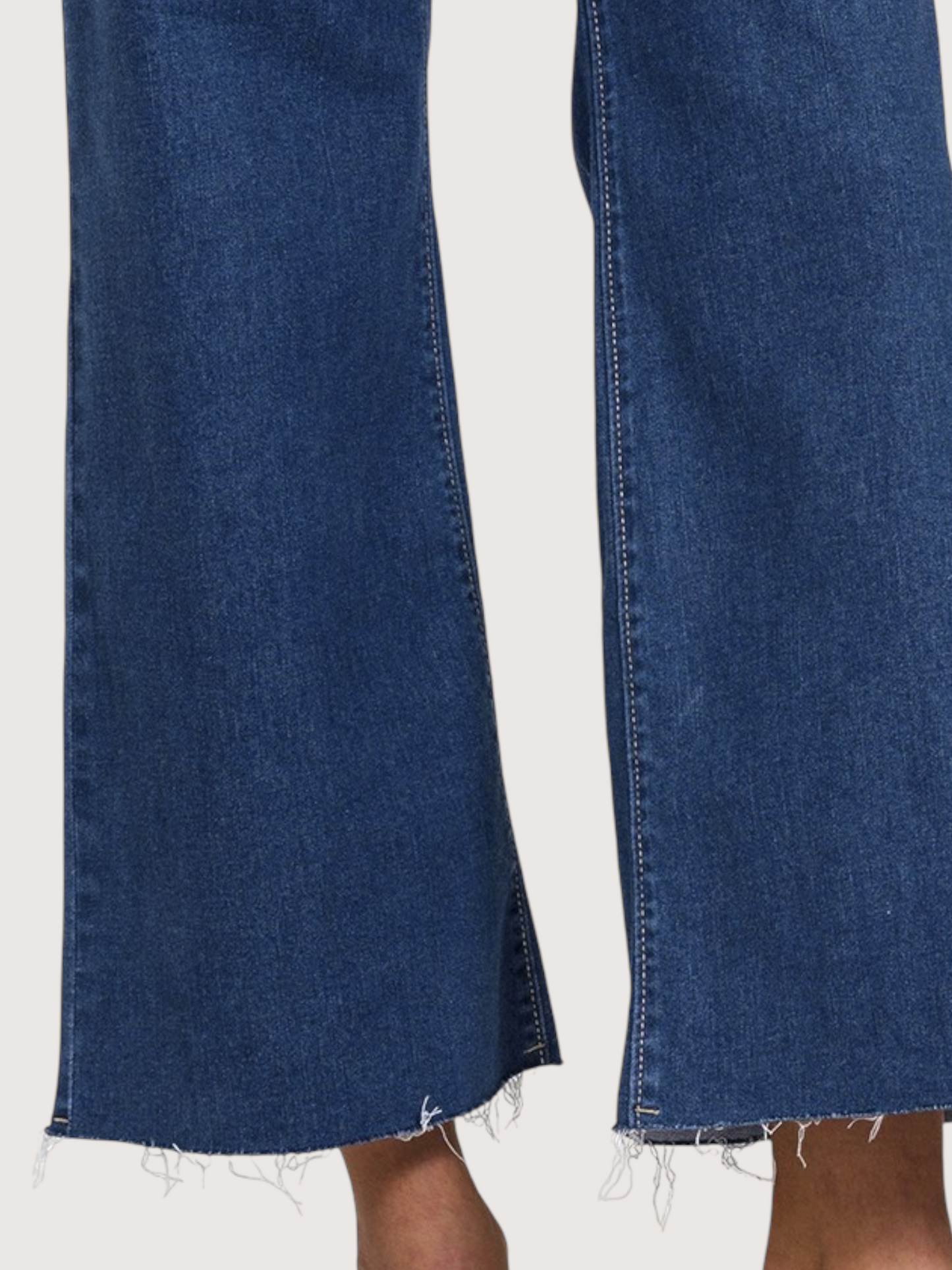 Cropped Wide Leg Denim