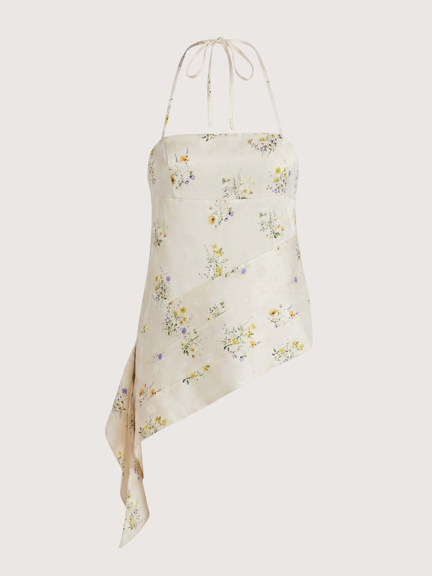 Asymmetric Floral Top