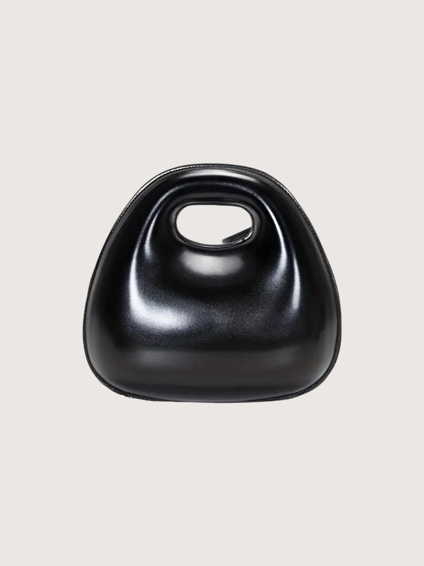 Black Rounded Purse