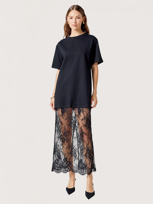Mix Media Tee Dress