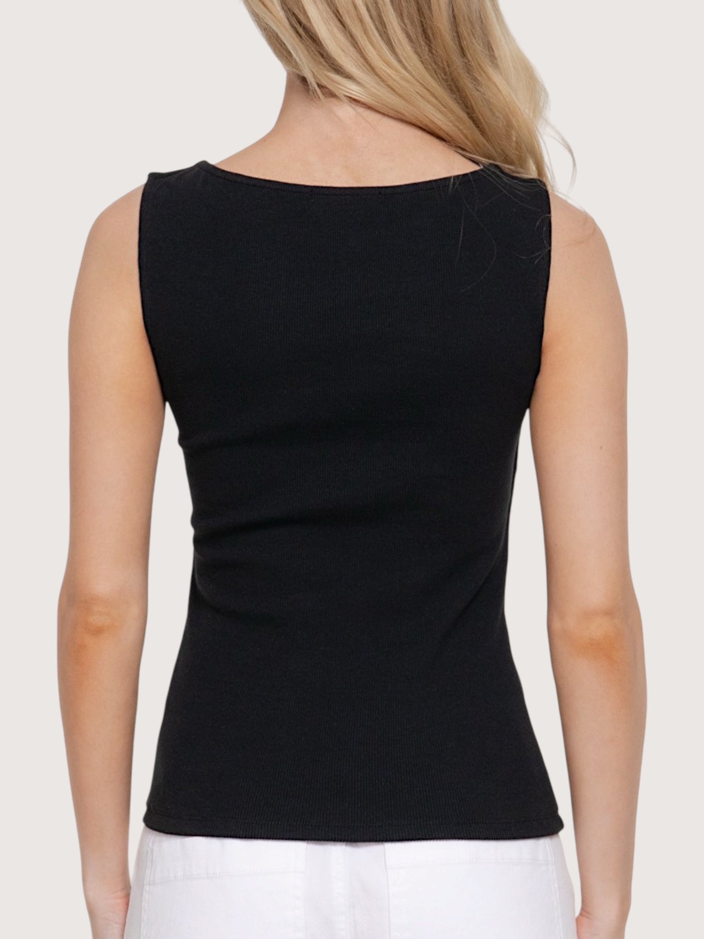 Boat Neck Knit Top