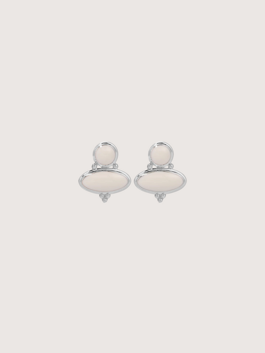 Romy Earring | White