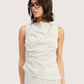 Romy Striped Draped Top