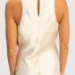 Satin Midi Dress | Ivory