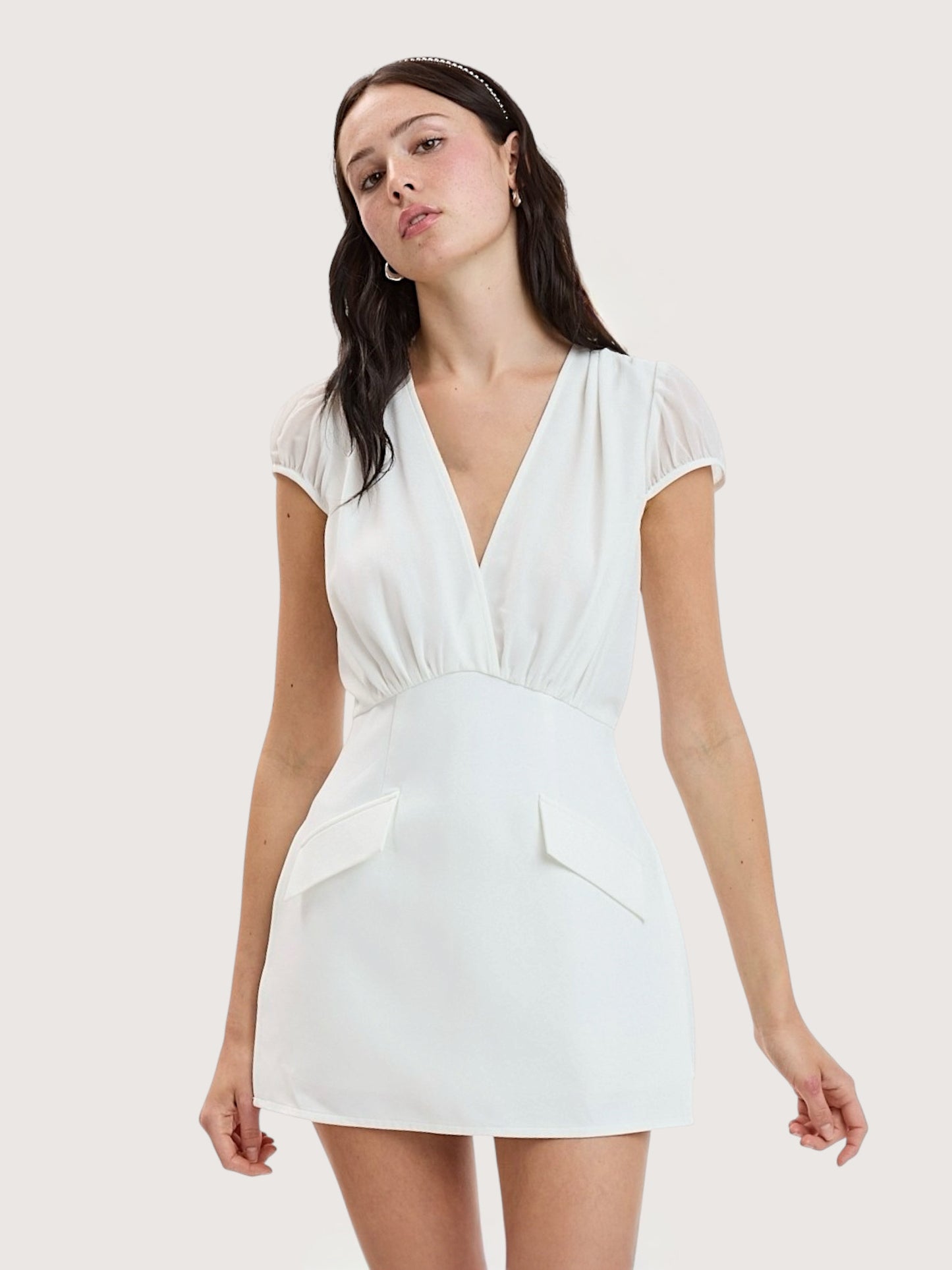 Cap Sleeve Mini Dress