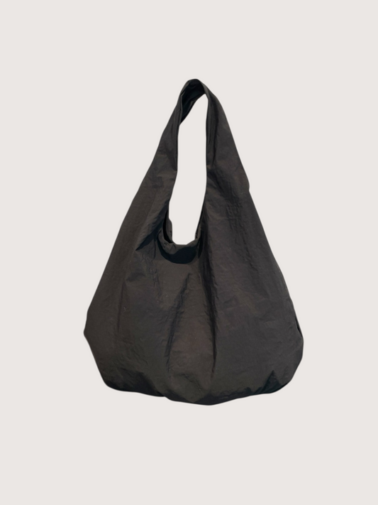 Draped Shoulder Bag | Black