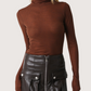 Semi Sheer Knit Top