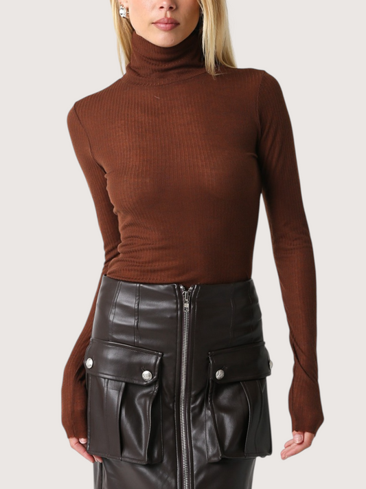 Semi Sheer Knit Top
