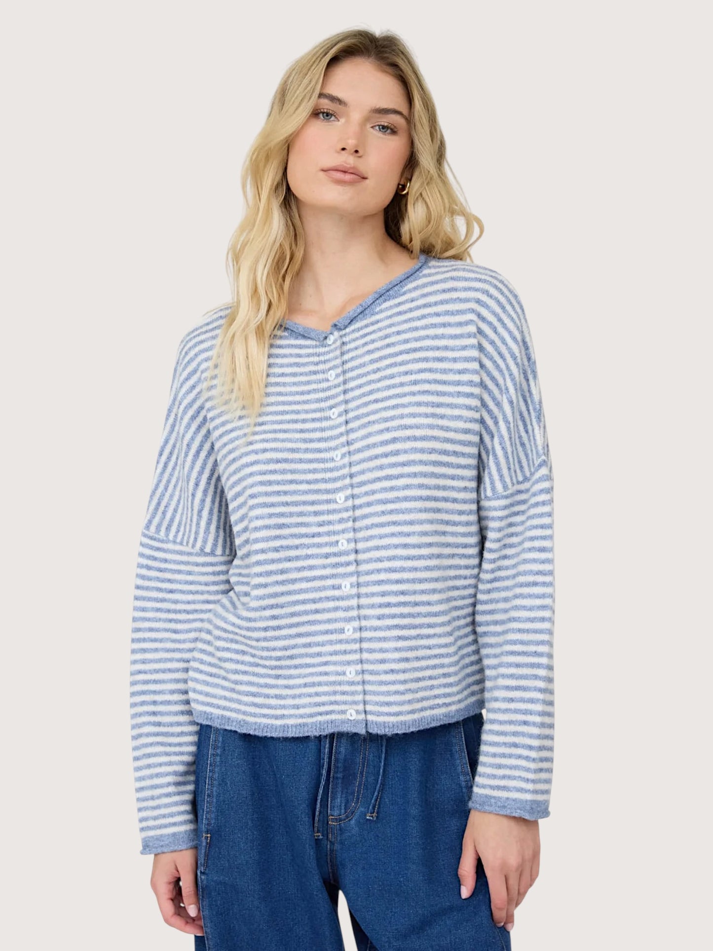Martha Striped Cardigan