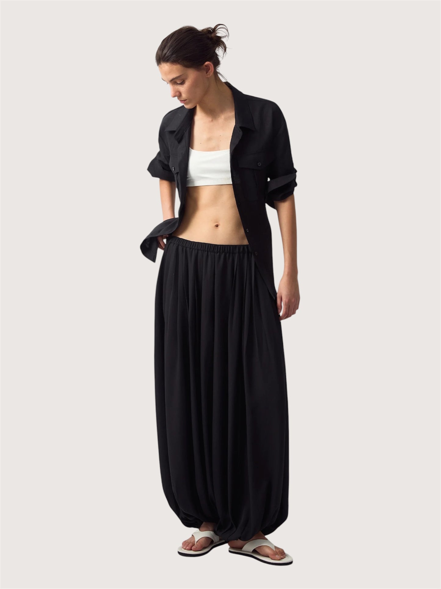 Balloon Hem Trouser