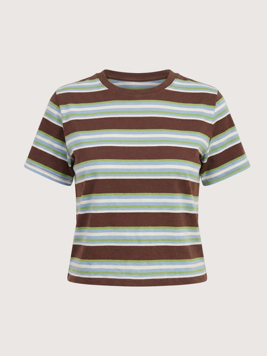 Striped Boxy Tee