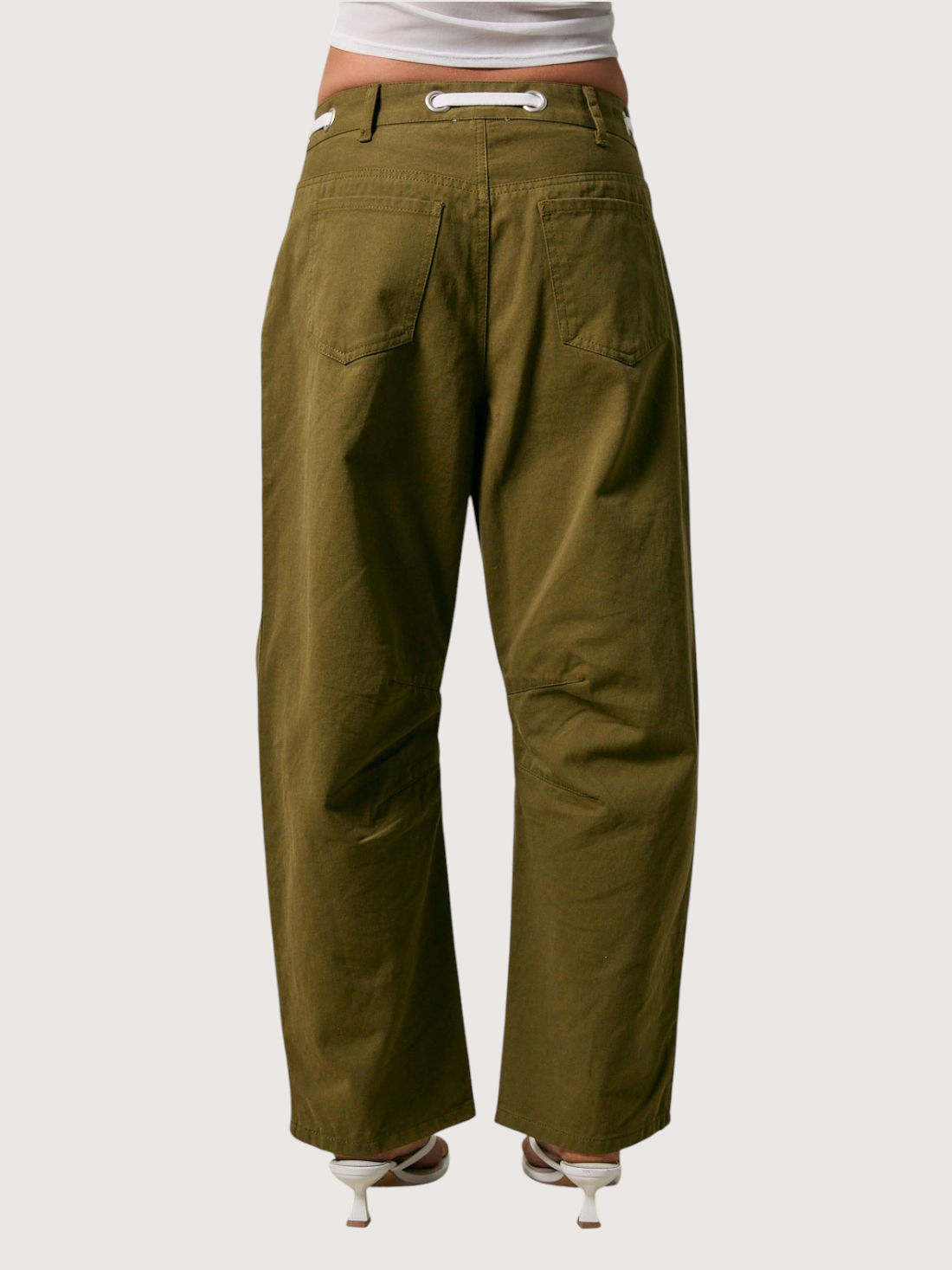 High Rise Barrel Pant