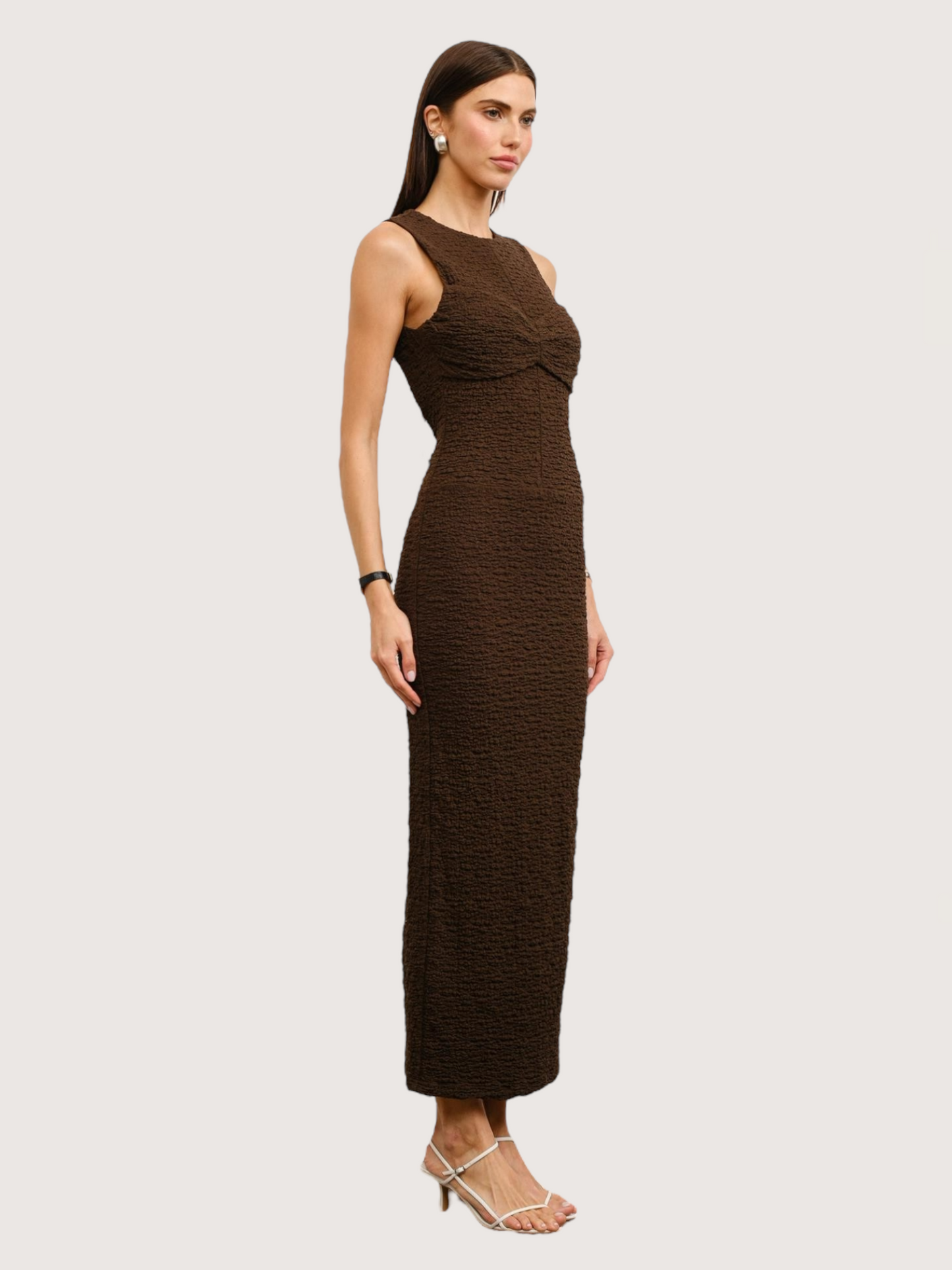 Textured Maxi Dress