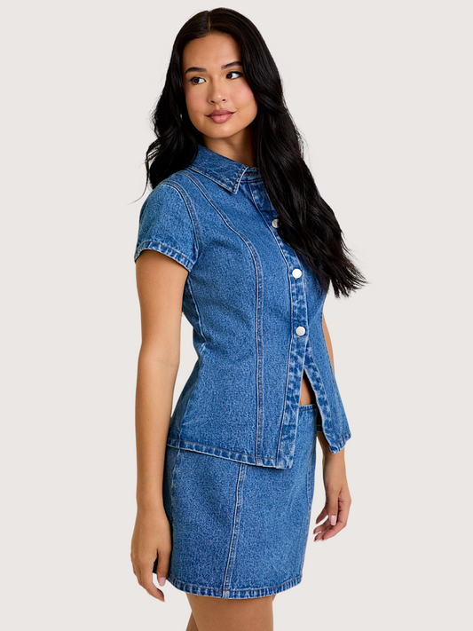 Emory Denim Button Up