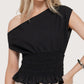 OTS Smocked Top | Black