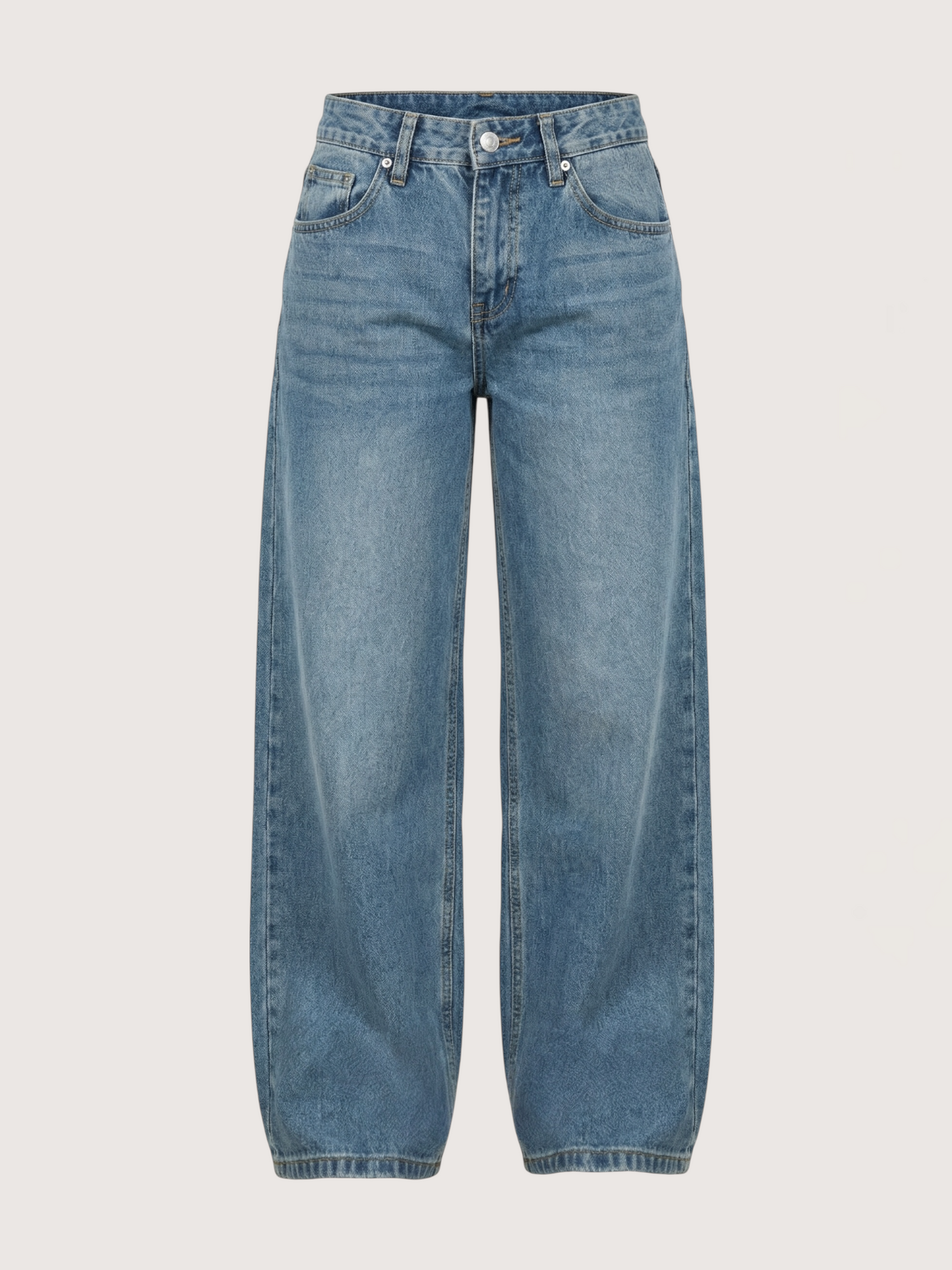 Relaxed Straight Leg Denim