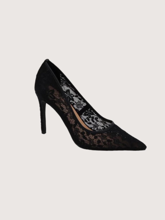Lace Pointed Toe Pump