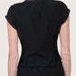 Pintuck Blouse | Black