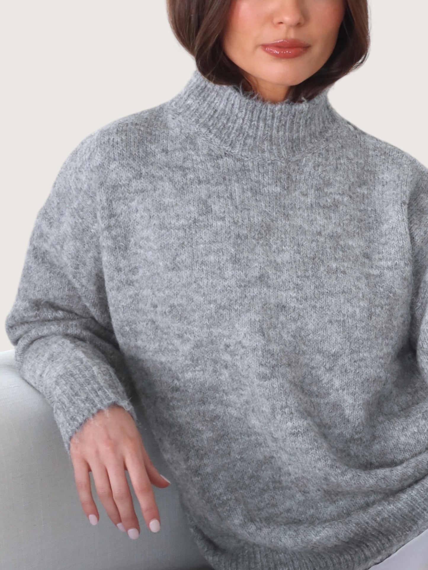 Marais Knit Sweater | Grey